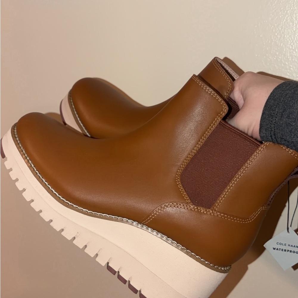 Women's ZERØGRAND Cityquest Waterproof Wedge Boots